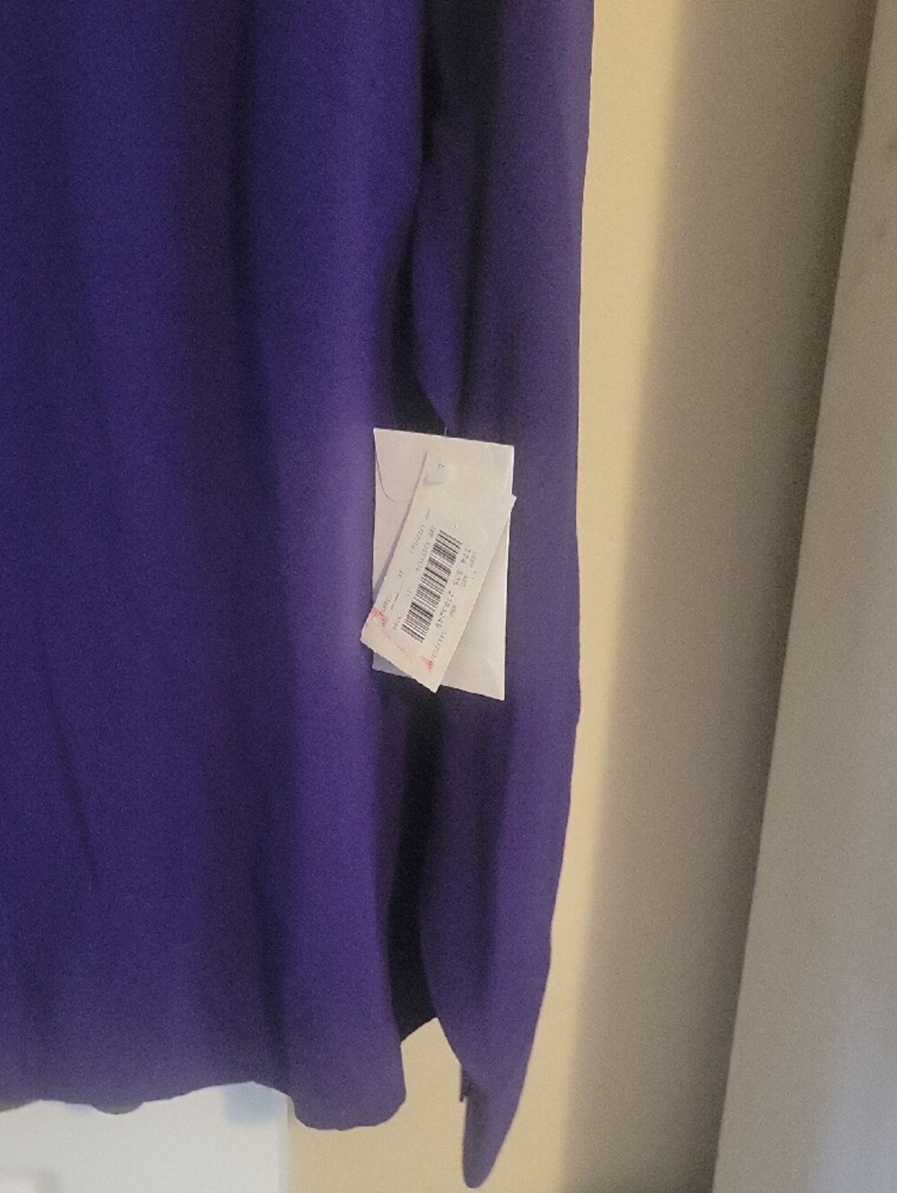 Preston & York Sz16 Purple Long-Sleeve Button-Down Shirt  New with Tag - Picture 3 of 4